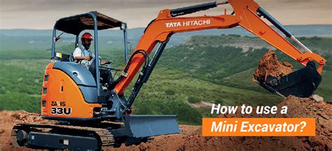 tips for using mini excavator|how to operate mini excavator.